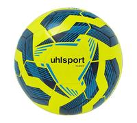 uhlsport Player Football Jeunes et Adultes, Jaune Fluo/Marine/Cyan, 5