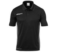 uhlsport Score Polo Mixte Enfant, Noir/Blanc, FR : XS (Taille Fabricant : 164)