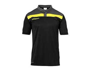 uhlsport Polo Ouvert 23 pour Enfant Unisexe XXL Noir/Anthracite/Citron Vert