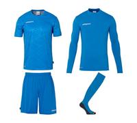 Uhlsport Ensemble Maillot, Short Et Chaussettes De Gardien Prediction bleu L