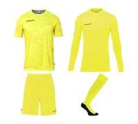 uhlsport Prediction Torwart Set Ensemble Maillot, Jaune Fluo/Noir, XXL Mixte