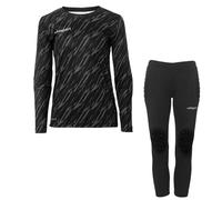 Uhlsport Ensemble gardien de but manches longues enfant Progressive Noir 8/10 ans Garçon
