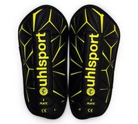 Uhlsport Protège-Tibias X Plate - Noir/Orange Fluo Medium