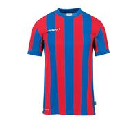 Uhlsport Maillot Retro Stripe à rayures manches courtes Bleu M Unisexe
