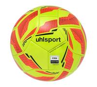 uhlsport Revolution Thermobonded Football Jeunes et Adultes, Jaune Fluo/Rouge Fluo/Noir, 5