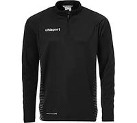 uhlsport Score 1/4 Zip Shirt Homme Sweatshirt, Noir/Blanc, FR : S (Taille Fabricant : S)