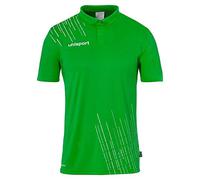 uhlsport Score 26 Poly Hommes Garcon, Polo Tee Shirt Football Fitness Gym pour Les Adultes et Les Jeunes, Vert/Blanc, 5XL Men's