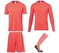Uhlsport Ensemble gardien Score Rouge fluo/Gris 8 ans