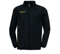 uhlsport Score Homme Veste de Pluie, Noir/Fluo Jaune, FR : 2XL (Taille Fabricant : XXL)