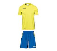 uhlsport Score Kit Homme Maillot&Shorts Set, limonenjaune/azurbleu, FR (Taille Fabricant : XL)