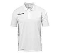 uhlsport Score Polo Enfant, Blanc/Noir, FR : XXS (Taille Fabricant : 140)