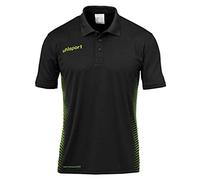 uhlsport Score Polo Enfant, Noir/Fluo Vert, XX_s