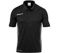 uhlsport Score Polo Mixte Enfant, Noir/Blanc, FR : XS (Taille Fabricant : 164)