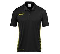 uhlsport Score Polo Shirt Homme Poloshirt, Noir/Fluo Jaune, FR : S (Taille Fabricant : S)