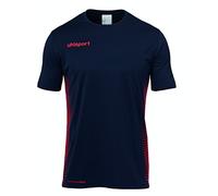 uhlsport Score Shirt Mixte Enfant, Marine/Fluo Rouge, FR : XXS (Taille Fabricant : 116)