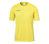 uhlsport Score T-Shirt Enfant, Limonène Jaune/Azur Bleu, FR : XXS (Taille Fabricant : 116)