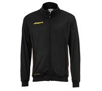 uhlsport Score Track Veste Homme, Noir/Fluo Jaune, XL