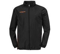 uhlsport Score Veste de Pluie Homme, Noir/Fluo Orange, FR : 2XL (Taille Fabricant : XXL)