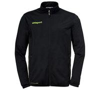 uhlsport Score Veste Mixte Enfant, Noir/Fluo Vert, FR : XXS (Taille Fabricant : 116)