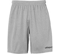 uhlsport Short Center Basic pour Enfant sans Slip intérieur. XS Gris foncé/Noir.