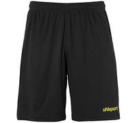 uhlsport Short Center Basic pour Enfant - Unisexe - sans Slip intérieur XS Noir/Jaune Citron