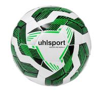 uhlsport Soccer Pro Addglue Football Jeunes et Adultes, Blanc/Noir/Fluo Vert, 3