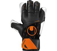 uhlsport Speed Contact Starter Soft GK Gants de Gardien de But Football Soccer Adulte, Jeunes Noir/Blanc/Fluo Orange - Taille 2.5