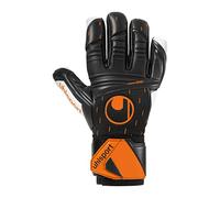 uhlsport Speed Contact Supersoft HN Coutures-Negativ Gants de Gardien de But Football Soccer Adulte, Jeunes Noir/Blanc/Fluo Orange - Taille 11