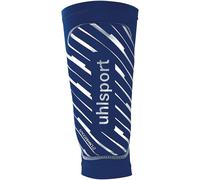 uhlsport Speedshield protège-Tibias de Football pour Enfants et Adultes - protège Tibia Foot Enfant Ultra-léger - Respirant et léger avec Bas de Compression élastique, Bleu Marine