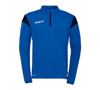 uhlsport Squad 27 1/4 Zip Top Football Maillot de Football à Manches Longues et Pull-Over de Sport de Coupe Unisexe