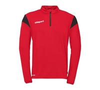 uhlsport Squad 27 1/4 Zip Top Football Maillot de Football à Manches Longues et Pull-Over de Sport de Coupe Unisexe