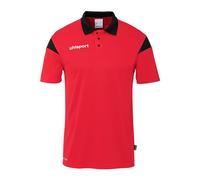 uhlsport Squad 27 Polo Shirt, Rouge/Noir, L Unisex