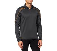 uhlsport Stream 22 1/4 Zip Top Maillot de survêtement Homme, Noir/Orange (Black/Fluo Orange), 128