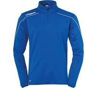 uhlsport Stream 22 1/4 Zip Top Type de Haut Homme, Bleu Azur/Blanc, M