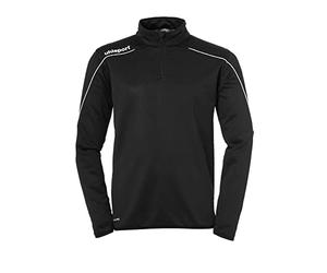 uhlsport Stream 22 1/4 Zip Top Type de Haut Homme, Schwarz/Weiß, L