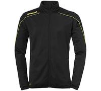 uhlsport Stream 22 Classic Veste Enfant, Noir/Jaune Citron, 164 cm