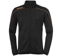 uhlsport Stream 22 Classic Veste Enfant, Schwarz/Fluo Orange, 116 cm