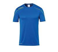 uhlsport Stream 22 Kurzarm Maillot Homme, Bleu Azur/Jaune, XXL