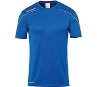 uhlsport Stream 22 Kurzarm Maillot Homme, Bleu Azur/Jaune, XXXL