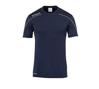 uhlsport Stream 22 Kurzarm Maillot Homme, Bleu Marine/Blanc, XXXL