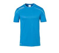 uhlsport Stream 22 Kurzarm Maillot Homme, Cyan/Weiß, XXL