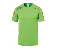 uhlsport Stream 22 Kurzarm Maillot Homme, Fluo grün/Schwarz, XXL