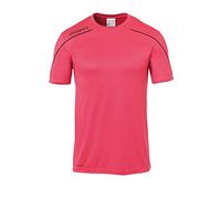 uhlsport Stream 22 Kurzarm Maillot Homme, Rose/Noir, XXXL