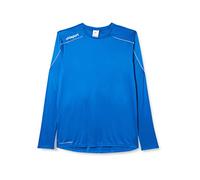 uhlsport Stream 22 Langarm Maillot Enfant, Bleu Azur/Blanc, 140 cm