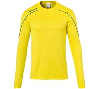uhlsport Stream 22 Langarm Maillot Enfant, limonengelb/Azurblau, 164 cm