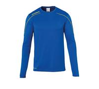 uhlsport Stream 22 Langarm Maillot Homme, Bleu Azur/Jaune, L