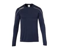 uhlsport Stream 22 Langarm Maillot Homme, Bleu Marine/Blanc, m