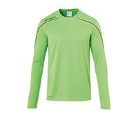 uhlsport Stream 22 Langarm Maillot Homme, Fluo grün/Schwarz, XXXL