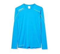 uhlsport Stream 22 Langarm Trikot Maillot Enfant, Cyan/Blanc, 140 cm