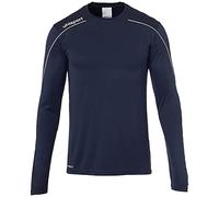 uhlsport Stream 22 Maillot à Manches Longues pour Homme, Bleu Marine/Blanc, XL